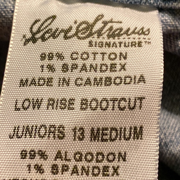 Y2K Vintage Levi’s Straus Lowrise Bootcut Jeans size 13 - Picture 16 of 16